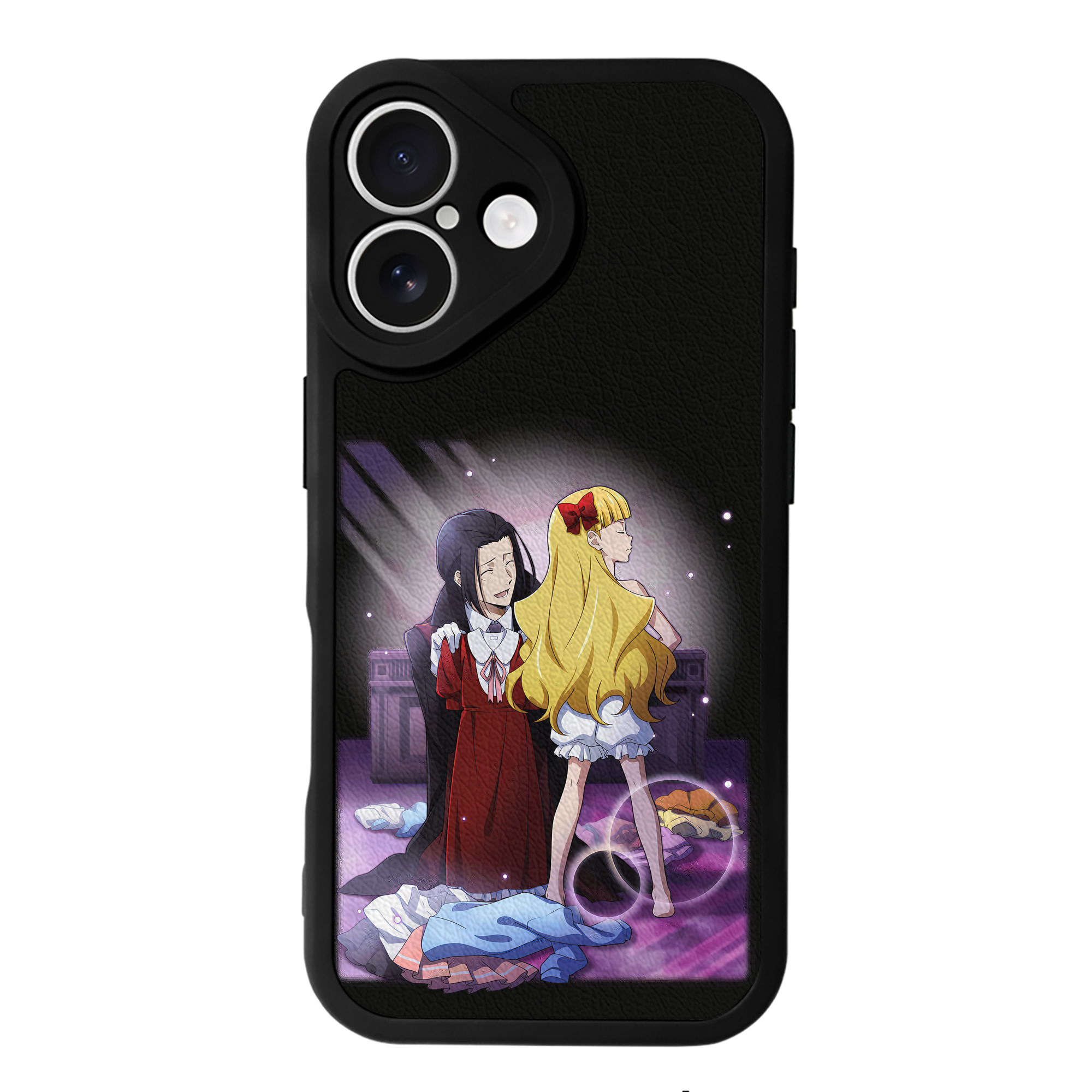（画像用） 文豪ストレイドッグス Bungo Stray Dogs 【iPhone 16シリーズ対応】シリコンスマホケース（レザー調） 材質：シリコン